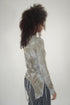 RUCHED ECLIPSE DYE TOP -GRAY MIX-